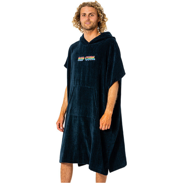 2022 Rip Curl Wet As Hooded Towel Changing Robe / Poncho CTWCE1 - Navy